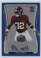 2020 Leaf Metal Draft Blue Rainbow /35 Dylan Moses #BA-DM1 Auto nd3