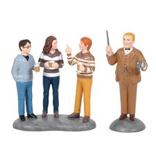 Department 56 Harry Potter Slughorn & Harry Figure Set Hogwarts Village Accessor