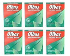 Image of Olbas Pastilles Menthol 20 Clears The Head Soothes The Throat Exp 2028 6 Pk