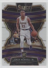 2019-20 Panini Select Concourse White Prizm 142/149 Zach Norvell Jr #9 5b1