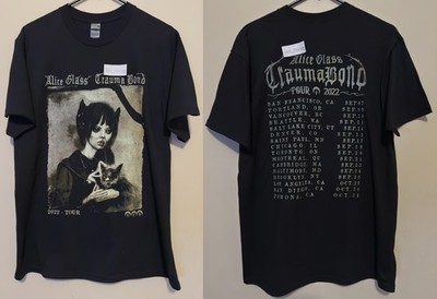 Alice Glass TRAUMA BOUND Tour T Shirt L Vintage Crystal Castles | eBay