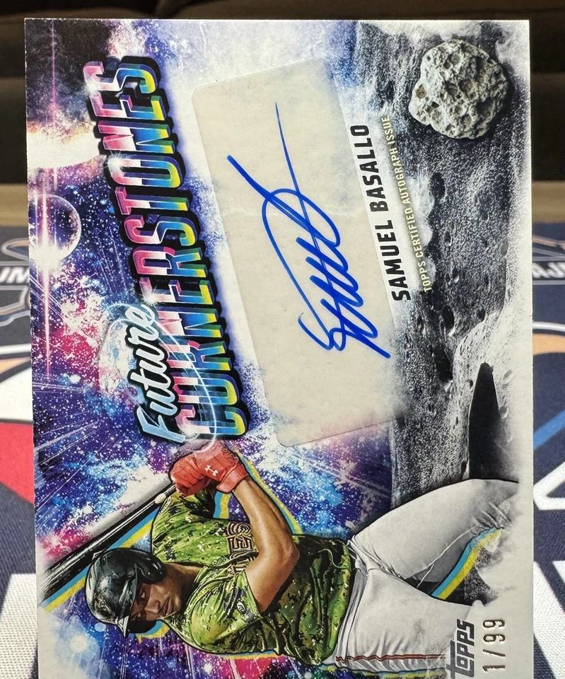 2025 Topps Pro Debut-#FC-SB Samuel Basallo Future Cornerstone Autograph SP 31/99 - Image 4 of 4