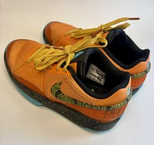 Nike Ja 1 Morant Kids GS Size Bright Mandarin Optic Yellow Black Blue Size 5Y