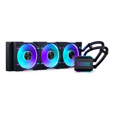 -Phanteks Glacier One 360 MP AiO Liquid CPU Cooler Infinity Mirror Pump Cap