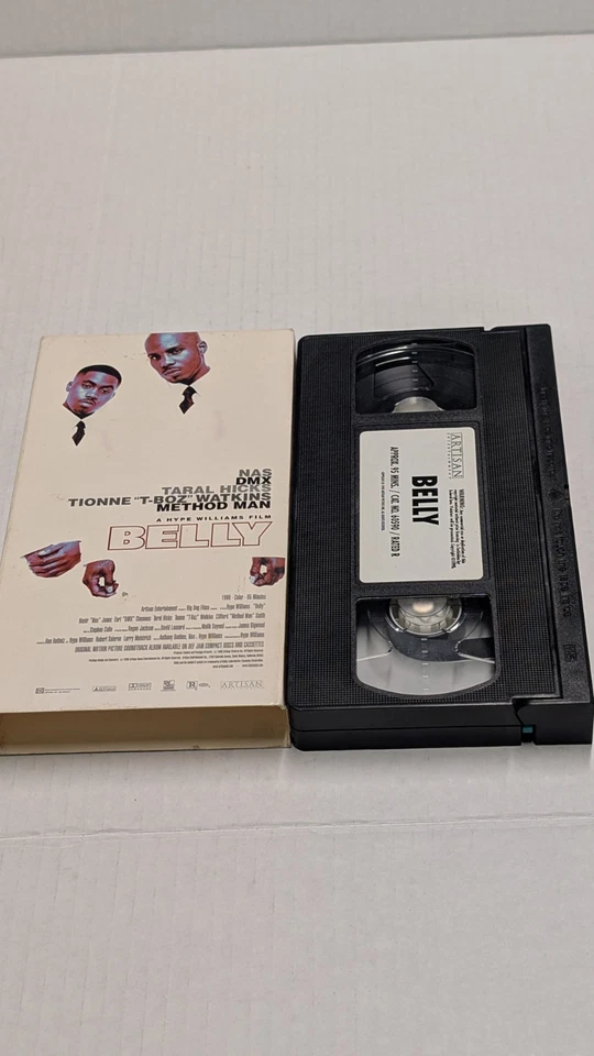 Vintage Belly VHS 1998 Nas DMX Taral Hicks T Box Method Man Hype Williams - Image 3 of 3