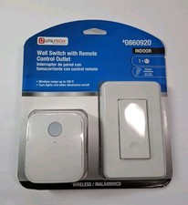 Utili Tech Wall Switch With Remote Control Ou...