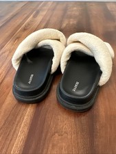 Anthropologie Maeve Terry Slide Slippers Size US 9 Comfy Slid Ons, Slides Cream