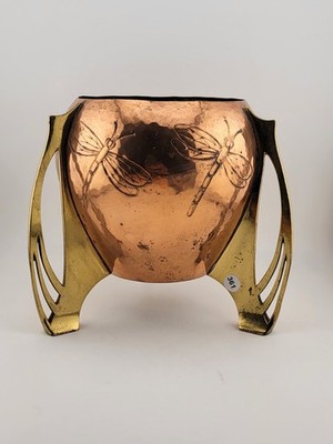 Rare Collectible WMF Ikora, Germany, art nouveau copper and