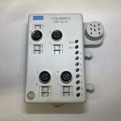 Allen Bradley 1738-IB8M12 ArmorPoint 8 Pt. Input Module Ser A F/W 3.022  
