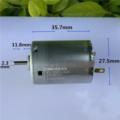 1x For   RS-385PV-2465 DC24V 18800RPM Carbon Brush DC Motor for Hair Dryer #qm