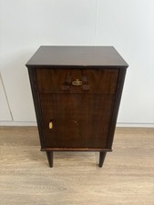 Vintage Meredew Furniture Wooden Bedside Table Cabinet Nightstand With Drawer