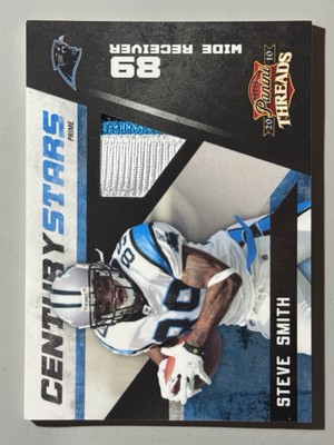 Steve Smith 2010 Panini Threads /50 Century Stars Game Worn Used Jersey 3 Color