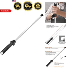 Ceramic Sharpening Rod 17 52Inch Fine Grit 3000 Sharpening Steel with Guides