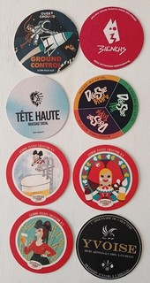 Lot 12 Sous bocks Bière bierdeckel posavasos sottobicchierri beer coasters