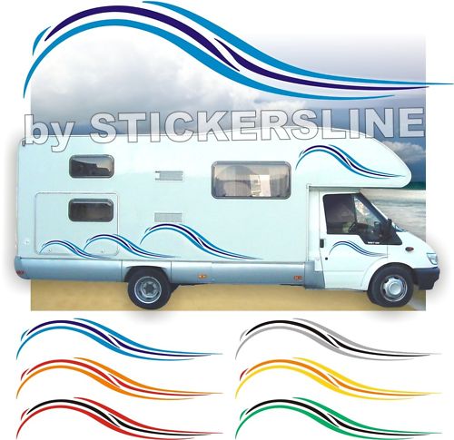 Adesivi Per Auto Per Volkswagen VW Transporter Bus T4 T5 T6 Caravelle Multivan Faro Pesca Grafica Decalcomanie In Vinile Accessori - Foto 10