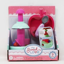 My Sweet Love Food Blender Toy Accessory Play Set 9 Pieces, 3 Brand New 