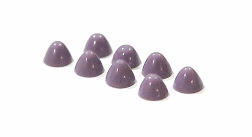 Vintage Opaque Purple High Dome Glass Cabochons 7mm cab701KK - Bild 1 von 2
