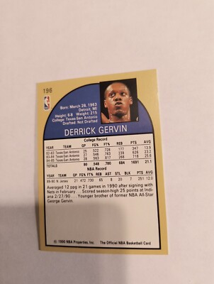 DERRICK GREEN 1990-91 NBA HOOPS (RC) #196 FREE SHIPPING | eBay