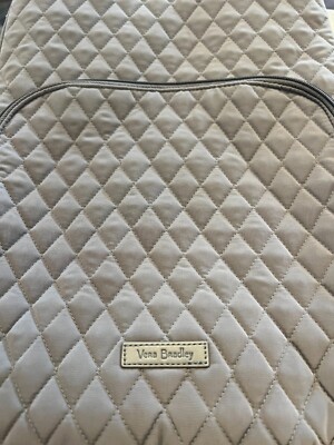 New Vera Bradley large essential backpack microfiber carbon grey s-l400.jpg main image 2