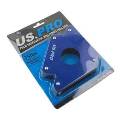 US PRO 75Lb MAGNETISCHER WINKEL ECKENHALTER SCHWEISSKLEMME STÜTZE FIX PFEIL MAGNET