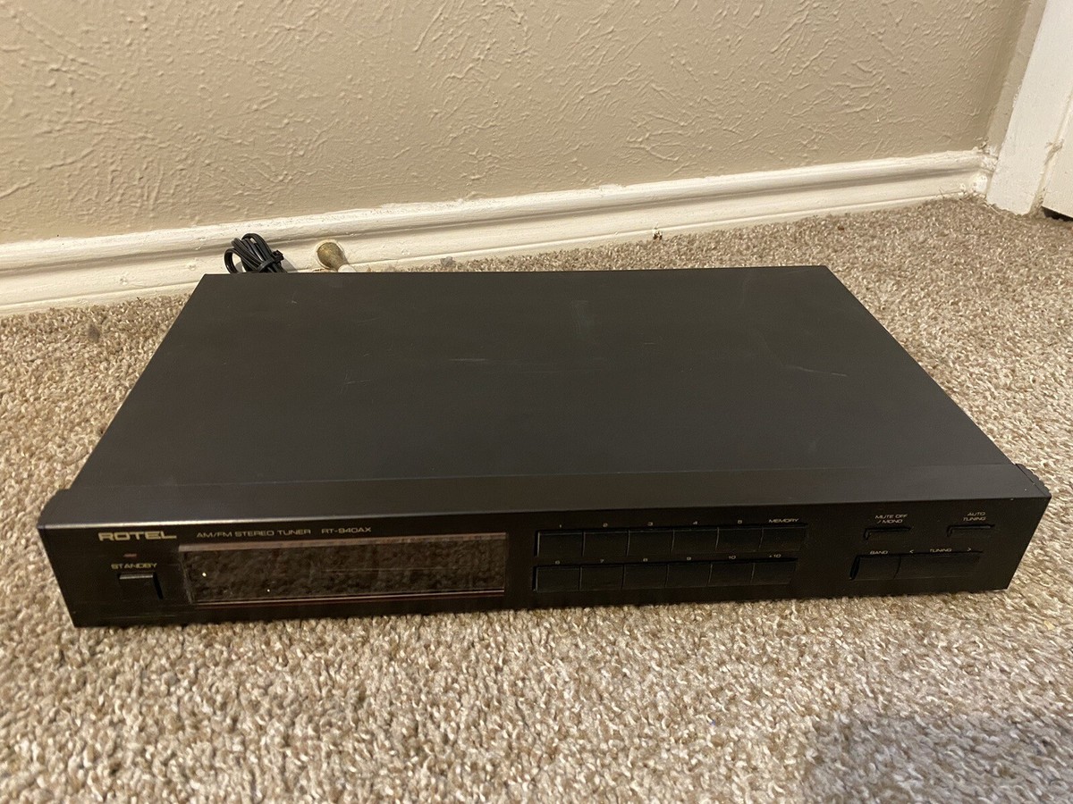 Rotel RT-940AX AM/FM Stereo Tuner Rare Vintage Home Stereo Tested