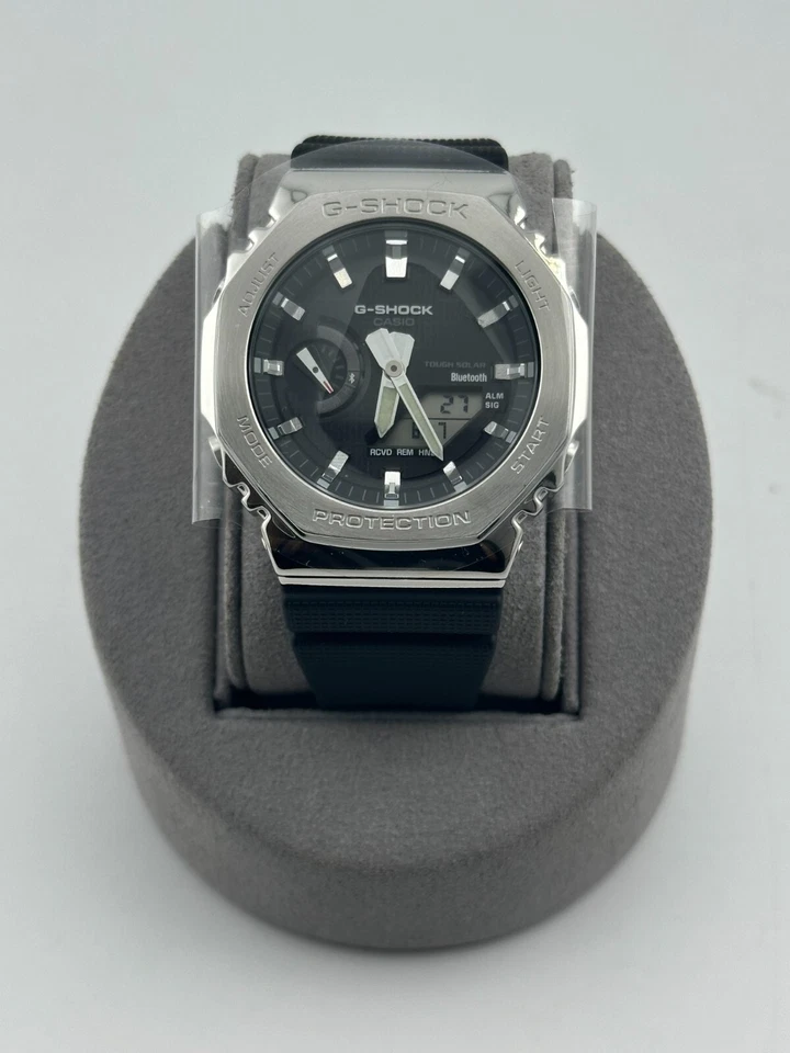 Casio G-Shock G-steel Tough Solar Bluetooth Black Watch GBM2100-1A New + Boxed - Image 4 of 4