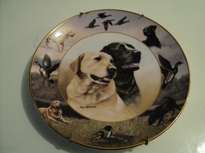 franklin mint labrador plates