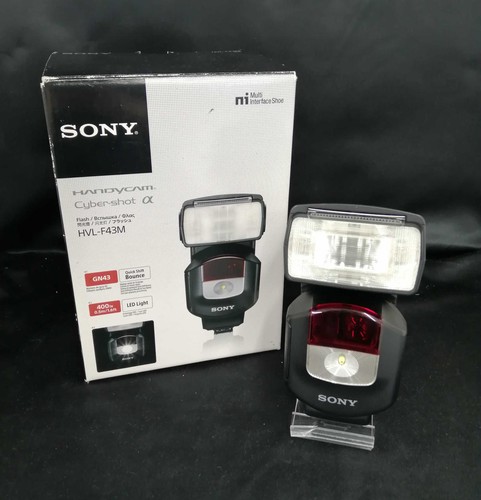 Digital Camera Flash SONY HVL-F43M TTL with Video Light Japan 241101 - Picture 9 of 9