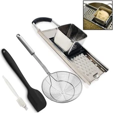 Spaetzle Maker Stainless Steel Noodle Maker w/Spider Skimmer Dumpling Tool Set