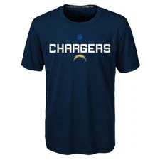 Los Angeles Chargers Outerstuff NFL Boys Navy Blue "Maximal" Dri-Tek T-Shirt