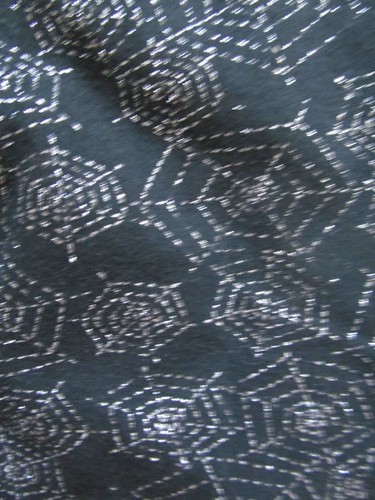 Girl’s It's the Thing Halloween Leggings Black & Silver Glitter Spider Web 6/6X - Picture 2 of 3