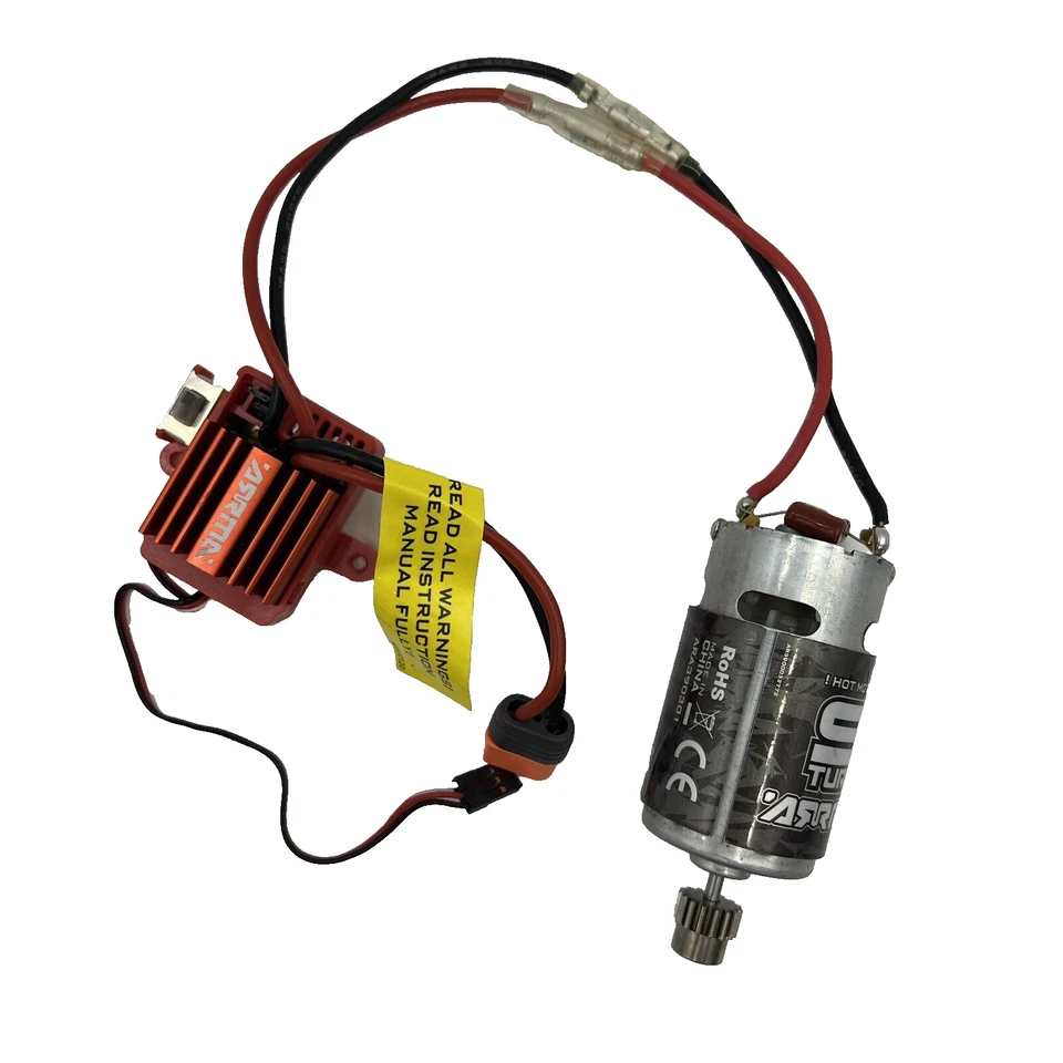 ARRMA Mega 2S Brushed ESC w/Mega 9T Brushed Motor & Pinion (NEW FROM RTR) - OZRC - Image 2 of 4