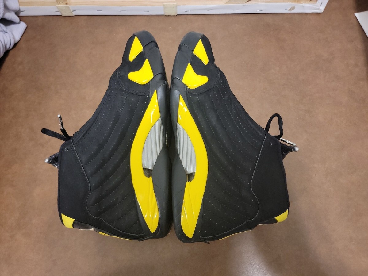 Nike Air Jordan 14 XIV Retro Thunder 487471-070 Yellow Black