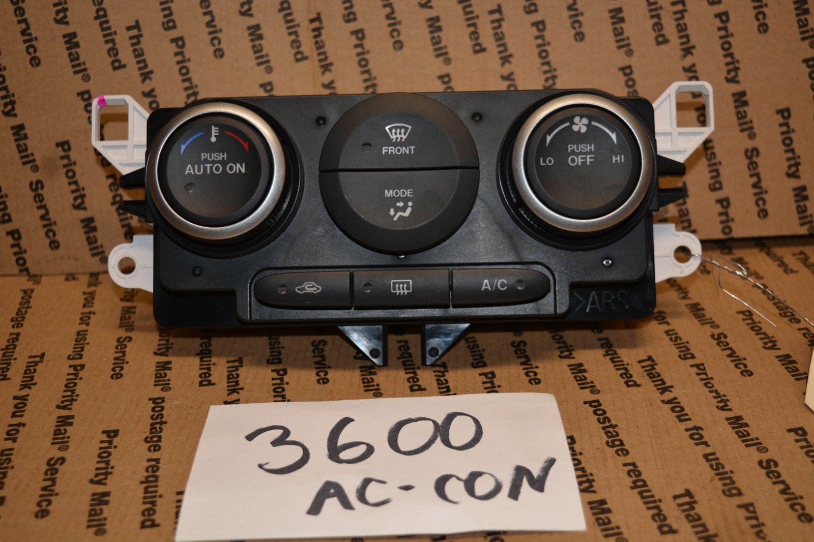 2010 2011 2012 Mazda CX-7 AC and Heater Control Used Stock #3600-AC 