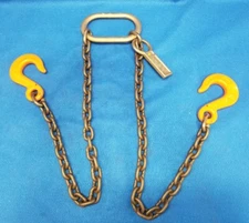 LIFT-ALL 932DOSW10X3 Chain Sling, 9/32 in Size, G100, 3 ft L, DOS 38Y942