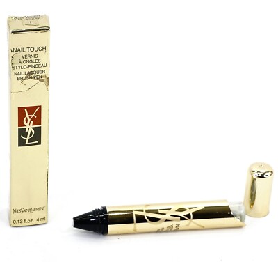 Yves Saint Laurent Nail Touch Brush Pen ~ 1 Transparent ~ Full Size (New In Box)