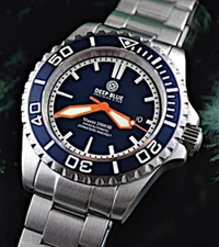 Deep Blue Master 2000 III Inner Lume Ring Diver LE (0023/5000) - RARE!!