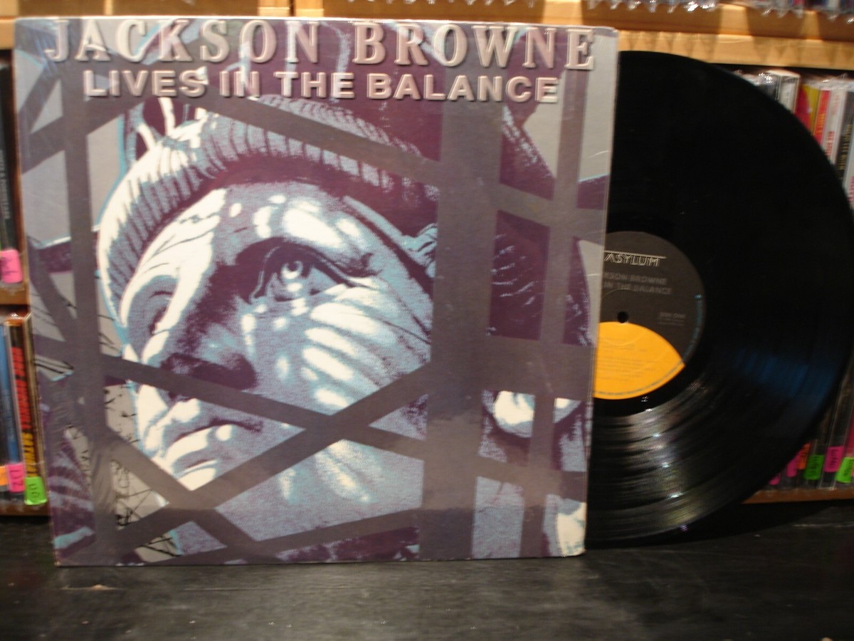 Jackson Browne ‎– Lives In The Balance Vintage LP *see all
