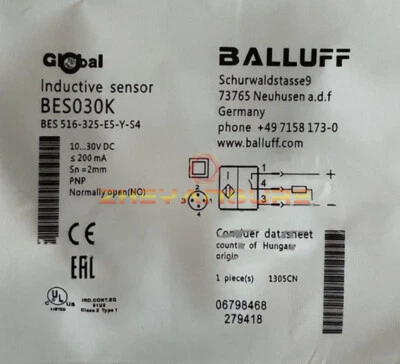 NEW 1PCS BALLUFF BES 516-325-E5-Y-S4 516-325-E5-Y-S4