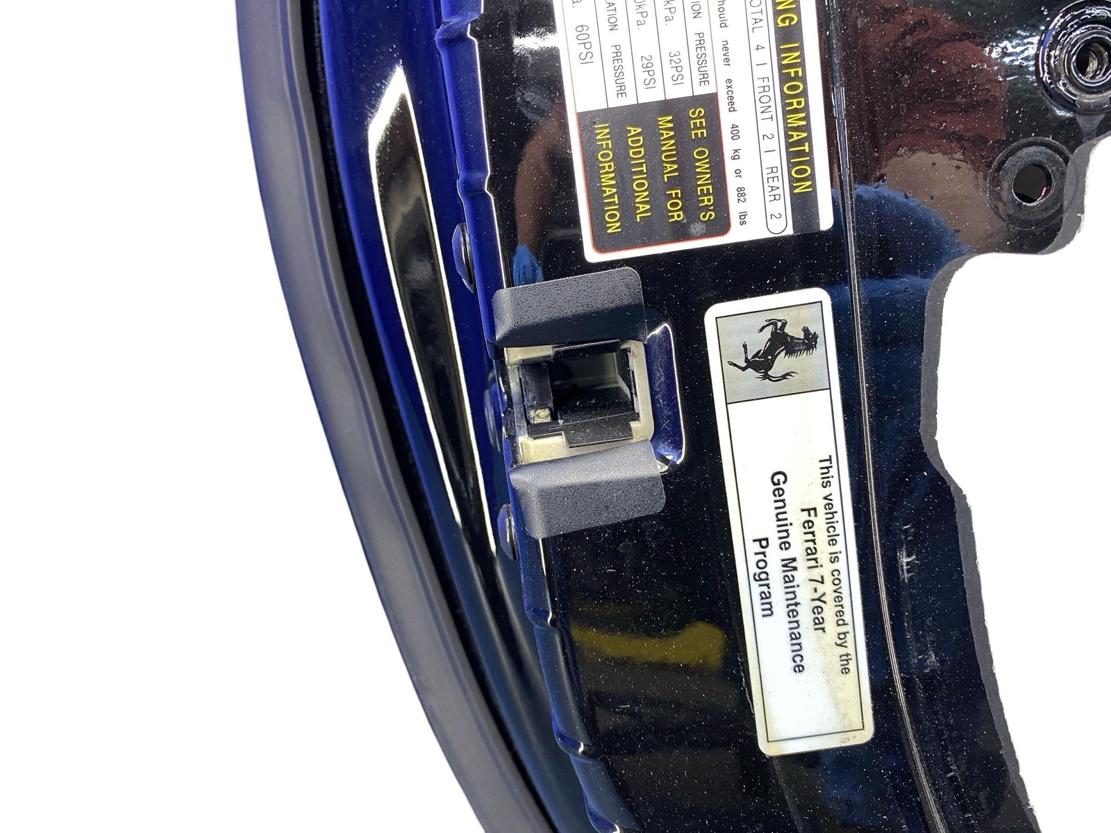 2015 2016 2017 2018 FERRARI CALIFORNIA FRONT LEFT DOOR SHELL NERO (1250) *NOTE*