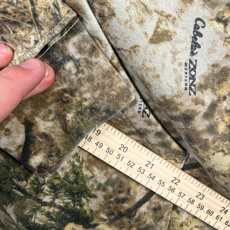 Cabela's Camo Hoodie XL Realtree Camuflaje Patrón Sudadera con Capucha Sudadera 24x26 Foto 4 de 4