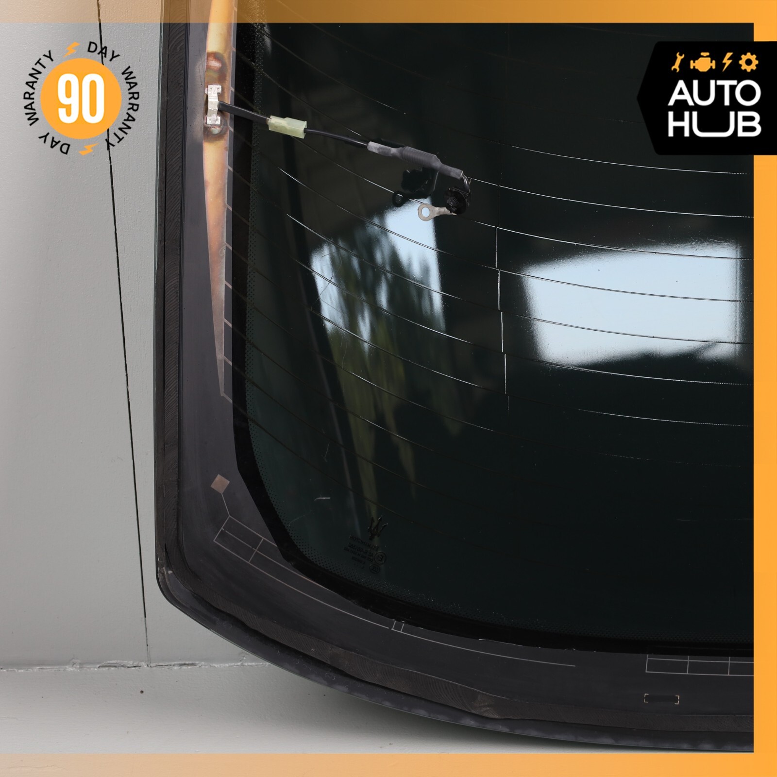 08-18 Maserati GranTurismo S M145 Rear Windshield Wind Shield Back Glass OEM 56k