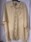 Cabana  Yellow  Mens  4XL Short Sleeve Sueded  Shirt        #418 — photo 1