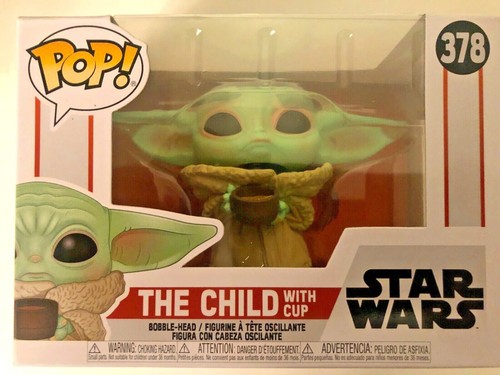 Funko The Child With Cup Star Wars the Mandalorian #378 baby yoda ships globally - 第 1/7 張圖片