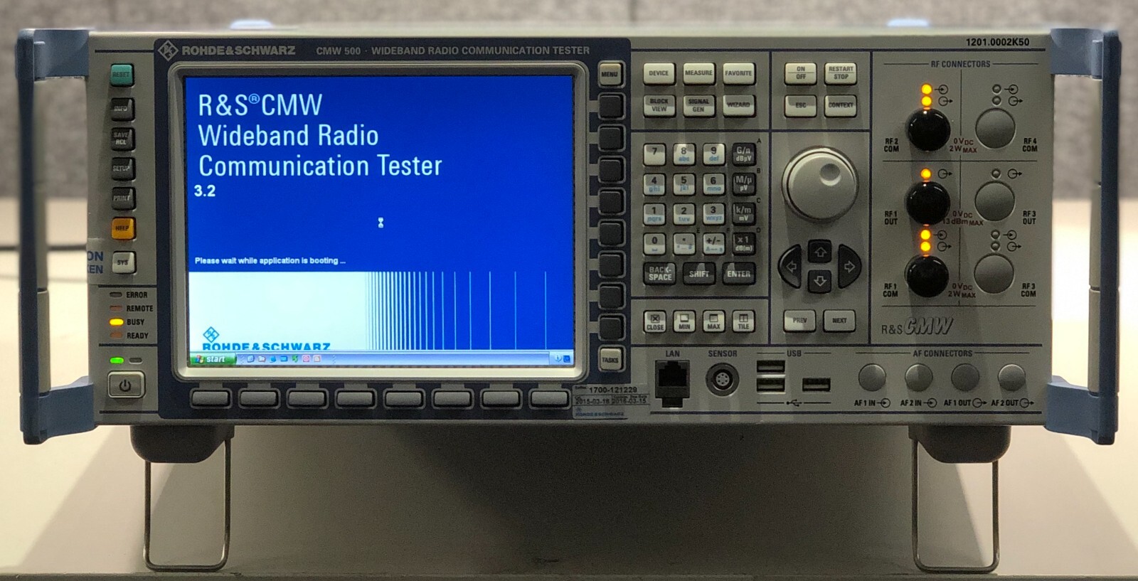 Rohde & Schwarz CMW500, Wideband Radio Communication Tester, Loaded with Options
