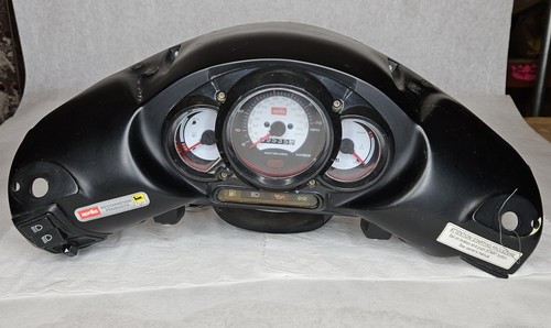 2003 Aprilia SR50 SR 50 H2O Speedometer Speedo Instrument Cluster Panel Switches - Picture 2 of 13