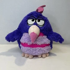 KooKoo Birds Plush Purple Pink 7” No Sound No Egg Stuffed Animal Jay At Play