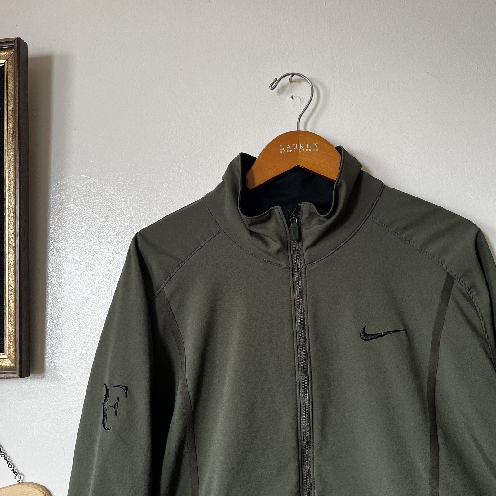 2012 Nike RF Roger Federer Softshell Tech Zip-Up … - image 1