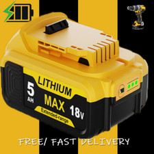 For DeWalt 20V 20 Volt Max 5.0AH Lithium Ion Battery DCB206-2 DCB205-2 DCB200-2