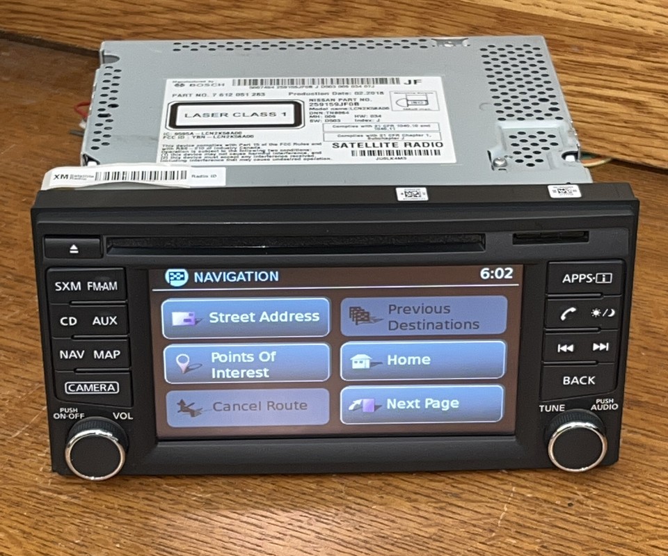 New 2016-20 Nissan Frontier Cd Touchscreen Navigation Radio Rockford ...
